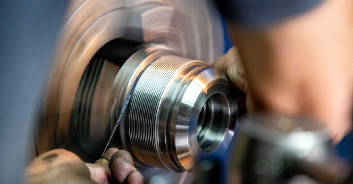 Industrial structural fastener undergoing certified vibration quality testing